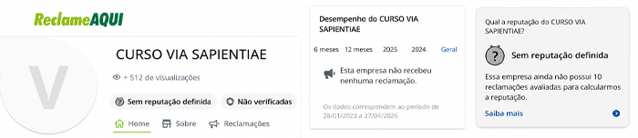 reclame aqui - via sapientiae- 1